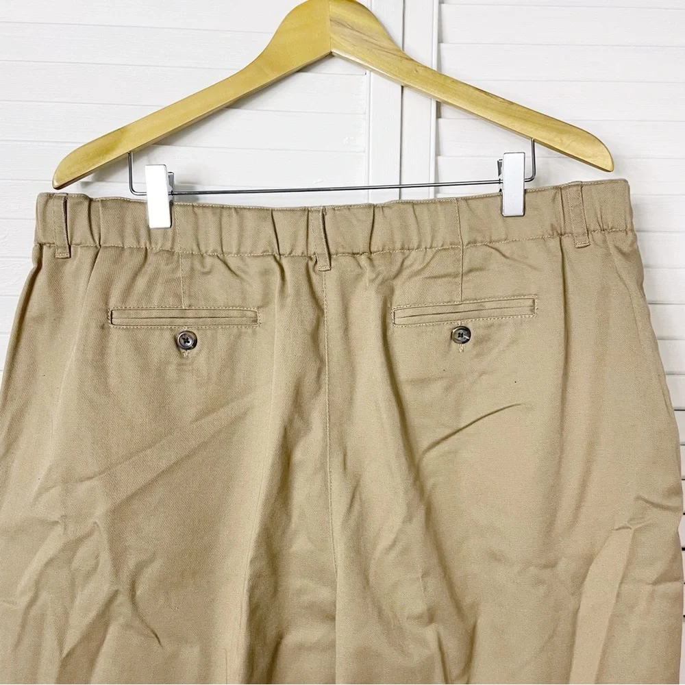 Talbots pleated khaki chinos - Picture 3 of 5